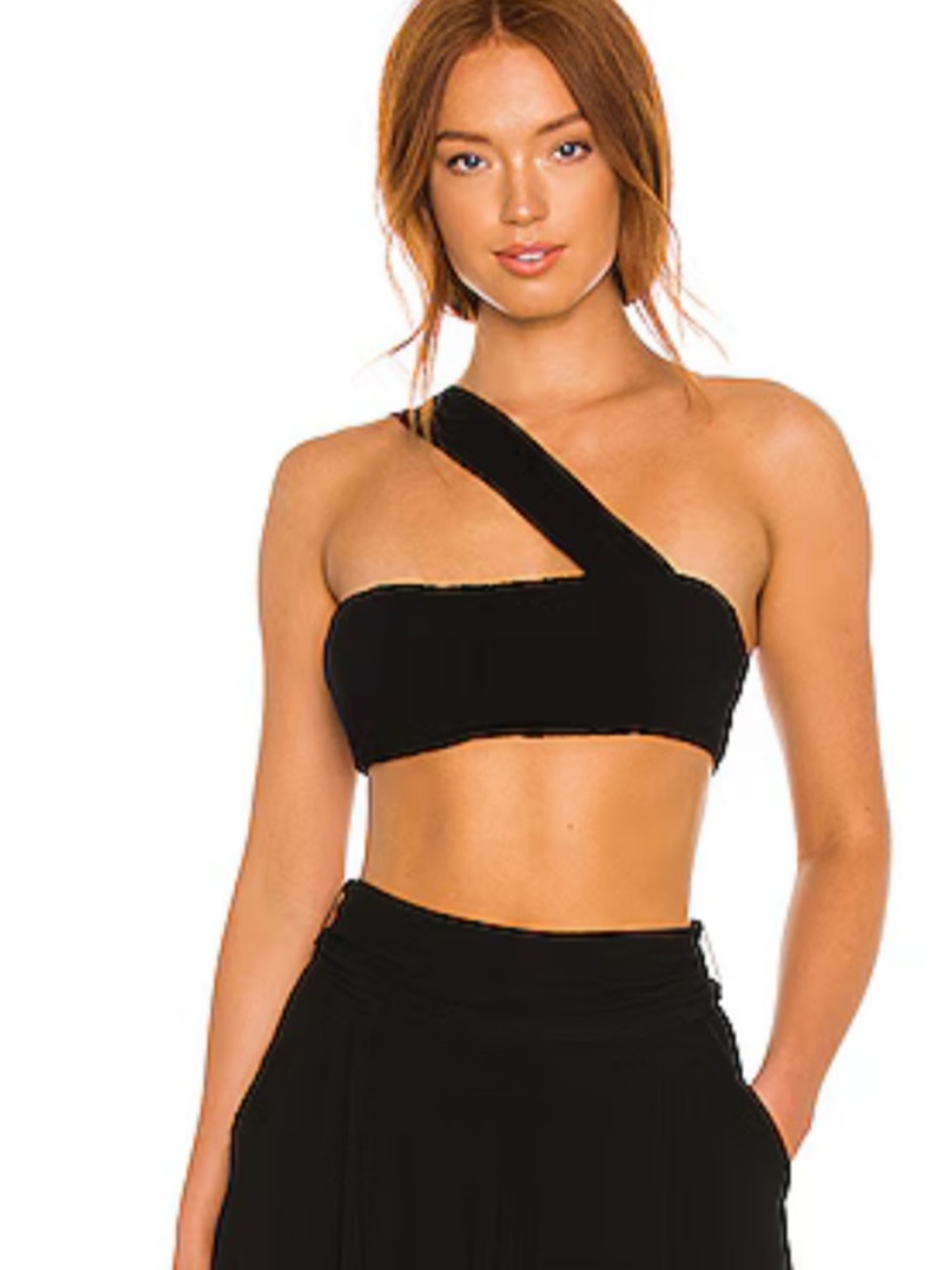 Atoir Sea Breeze Crop Top in Black